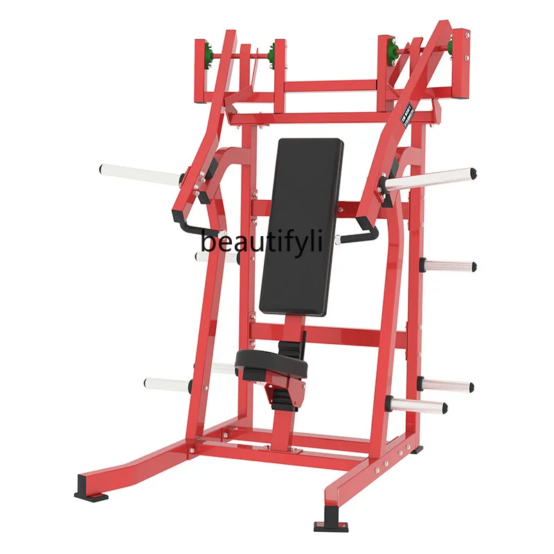 Commercial fitness equipment, chest trainer, transfer type oblique chest push trainer