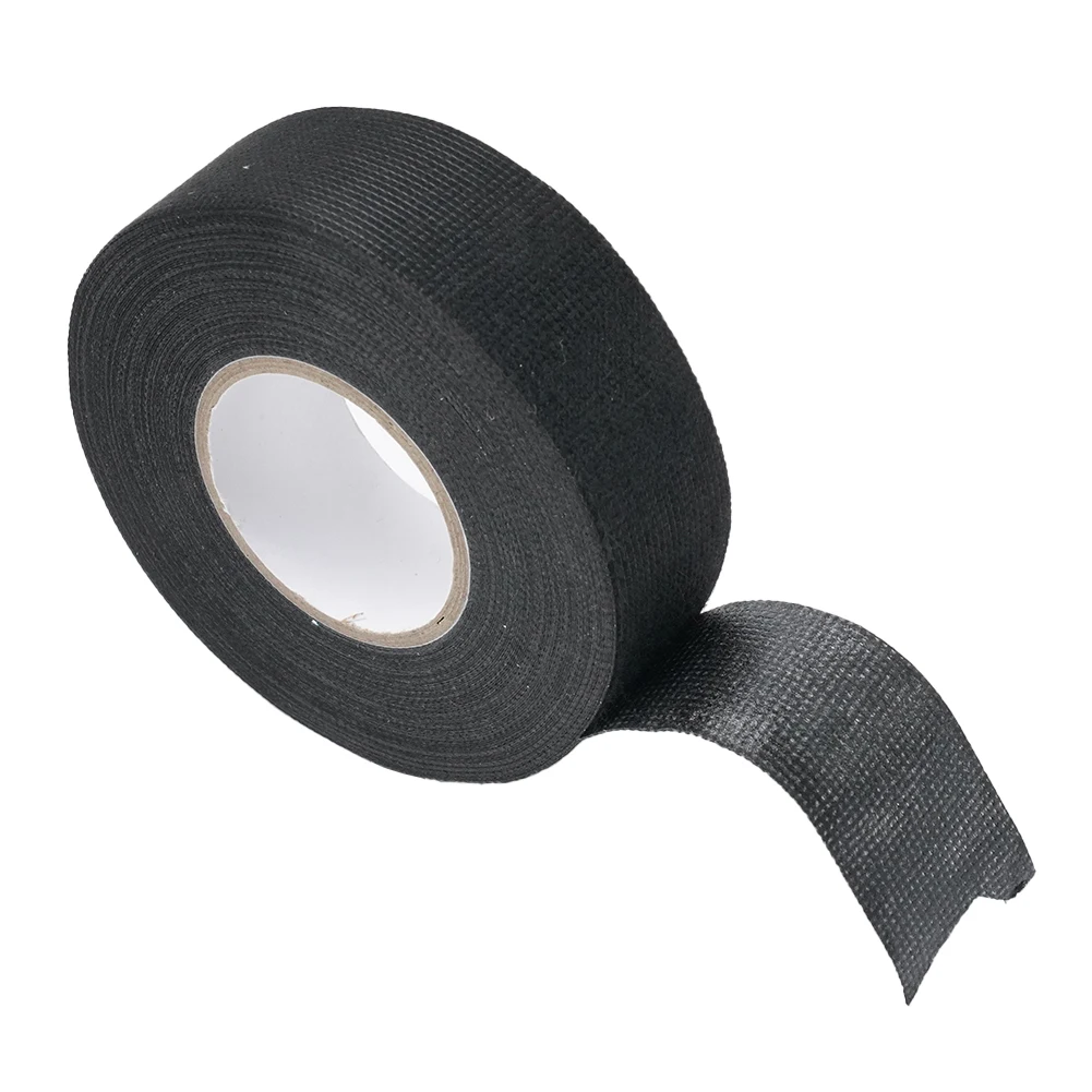 25MM Heat-resistant Adhesive Cloth Fabric Tape Non-Woven For Automotive Cable Tape Harness Wiring Loom Electrical Heat Tape