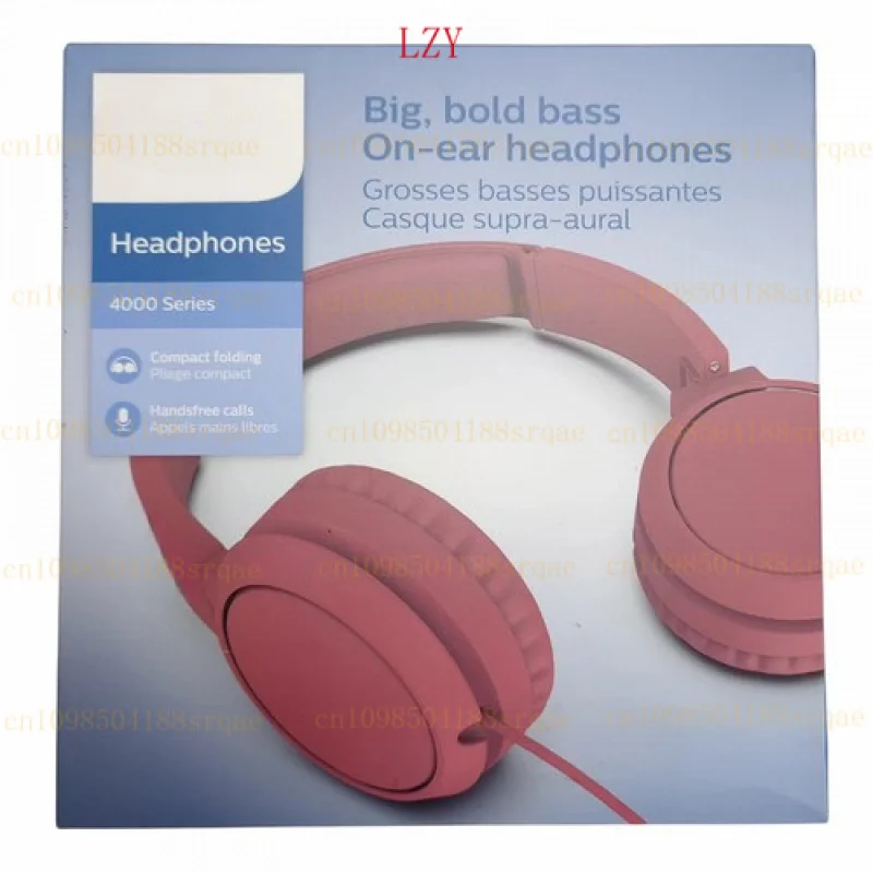 95new لسماعات الرأس فيليبس 3000 Series على الأذن TAH4105 مع ميكروفون