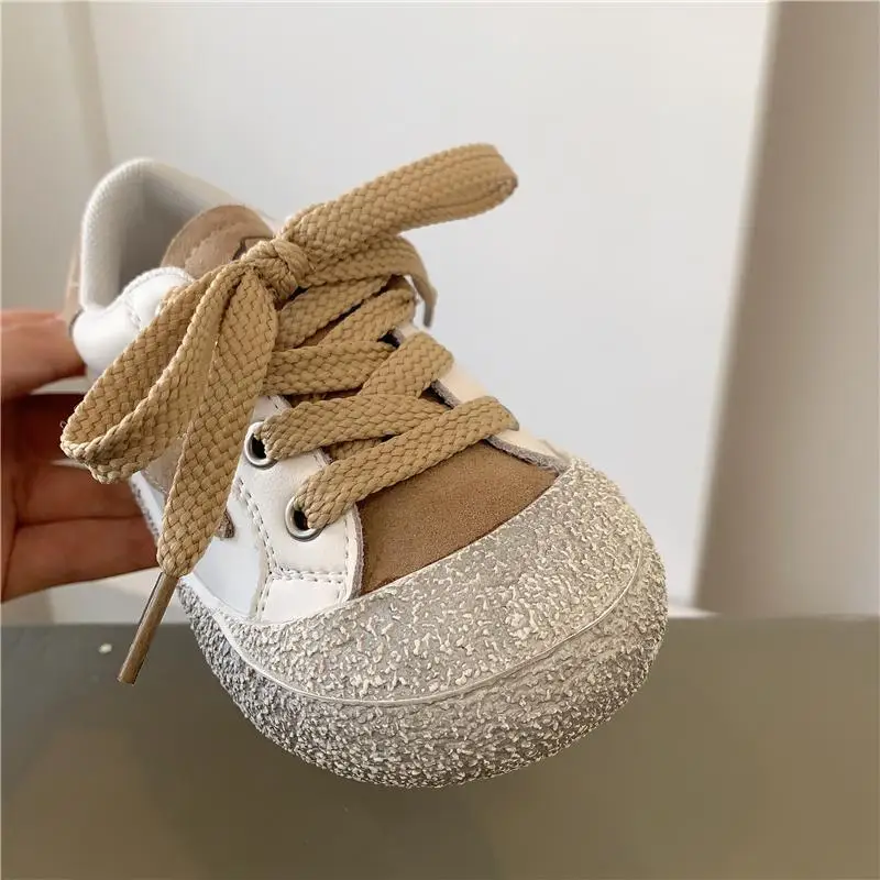 Cute Star Children Casual Shoes Soft Sole 2024 Autumn Baby Girl Shoes Toddler Boy Shoes Sneakers Lightweight Baby\'s Shoes