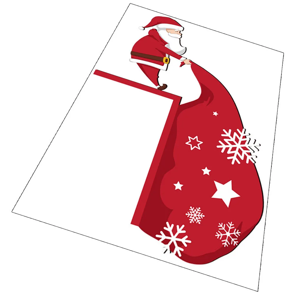 

Wooden Christmas Door Frame Decor Xmas Window Wall Hanging Ornament for Festive Home Party Supply Door Corner Adornment