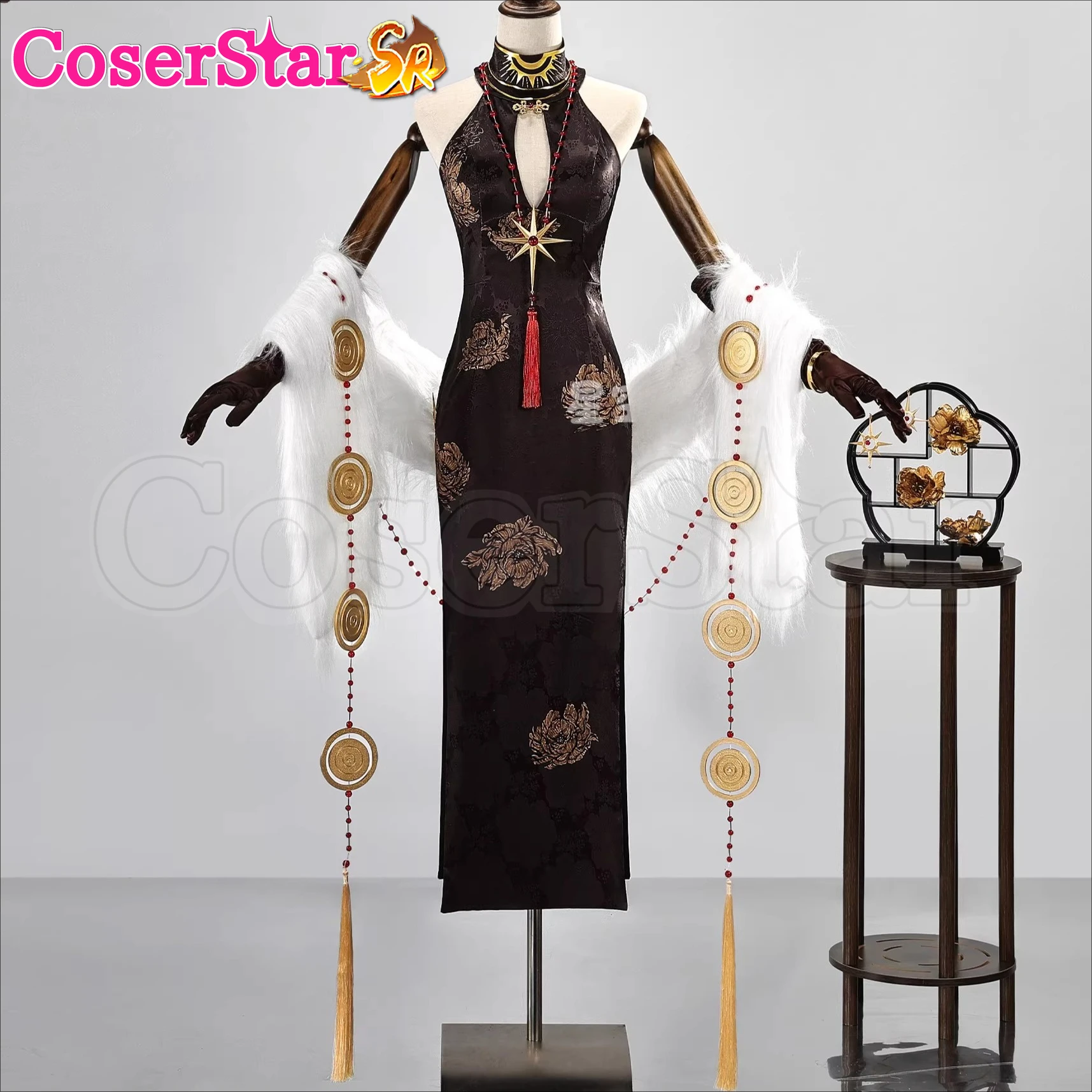 

CoserStar-SR Game Wuthering Waves WuWa Augusta Косплей Костюм Платье Карнавал Хэллоуин Аниме Комикс Ролевая Игра Униформа