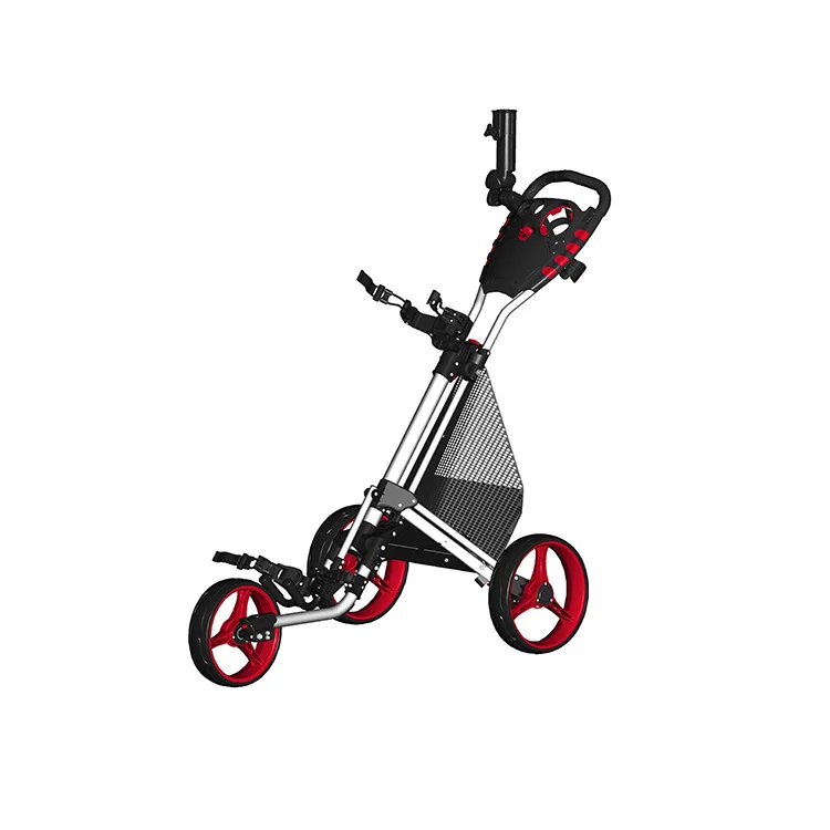 Cena producenta Wózek golfowy typu push-pull Mały składany wózek golfowy
