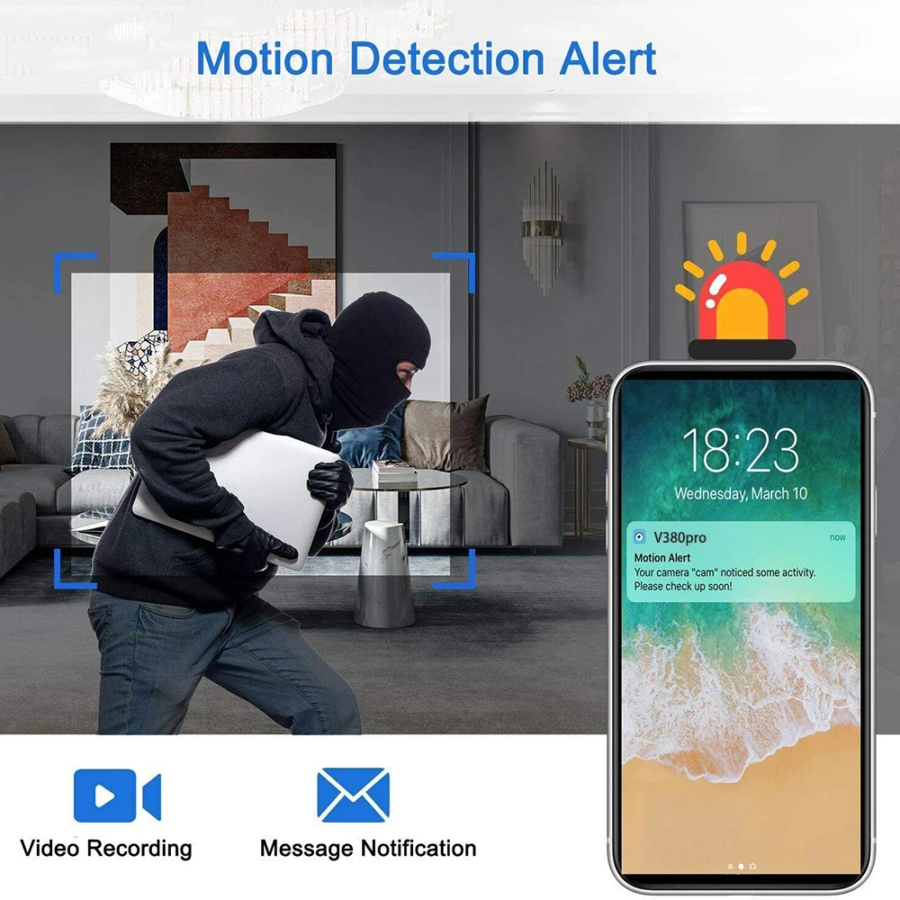 1080P Mini Wifi Camera 4K HD camera APP Remote Monitoring Home Security Camcorder DIY Portable Infrared Night Vision Min Camera