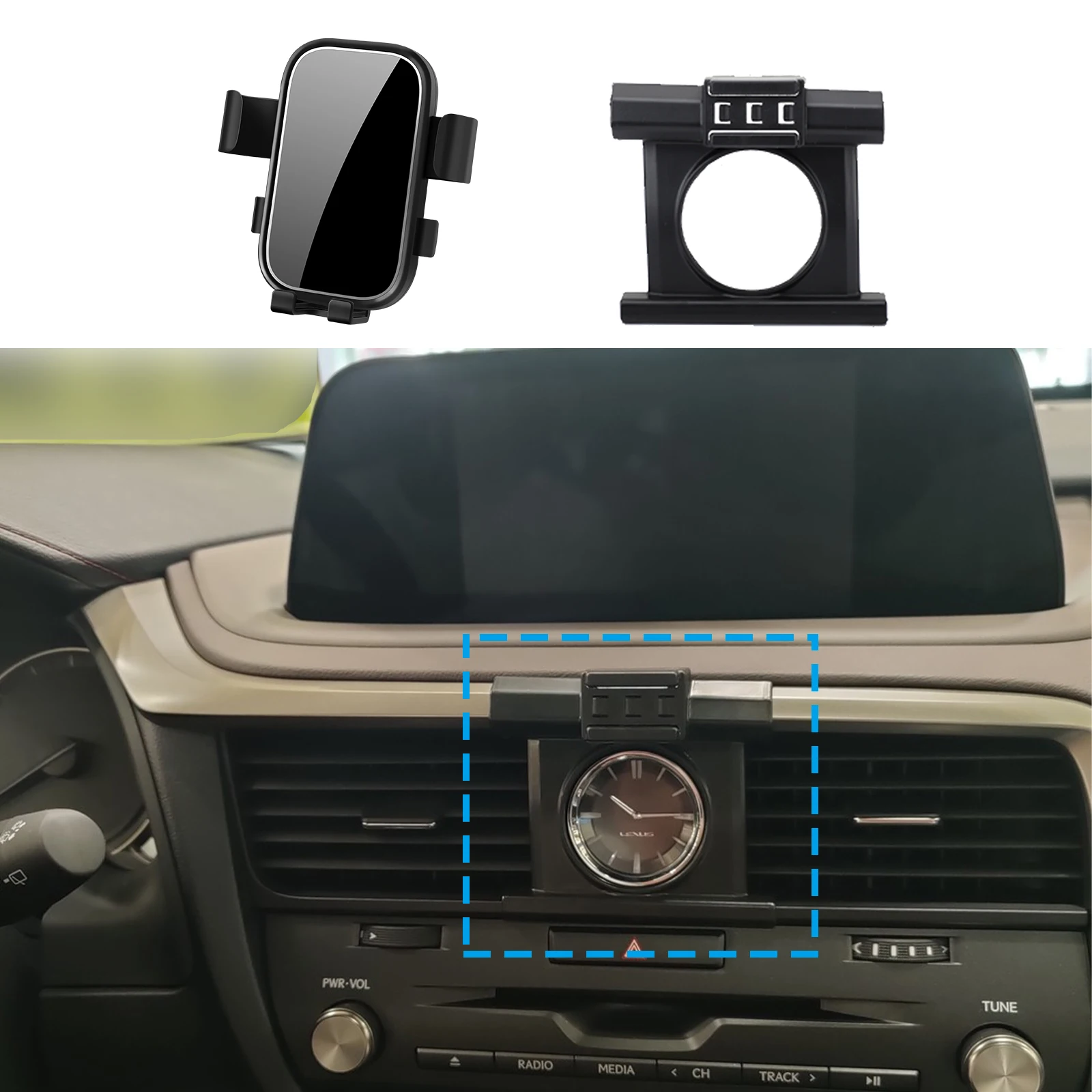 

Stand Auto Accessories Car Mobile Phone Holder GPS Bracket Navigation for Lexus RX 350 L 450h AL20 2016 2017 2018 2020 2021 2022