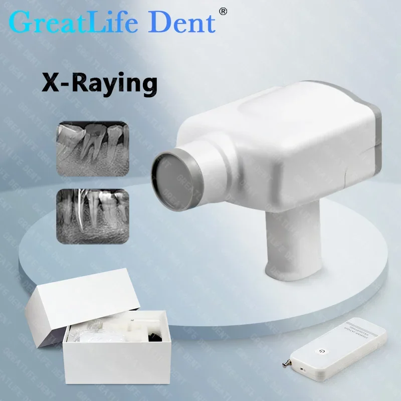 GreatLife Dent Portable Dental X Ray Machine With Digital remote controller High Frequency X-Ray Camera XR Unit For Dentist