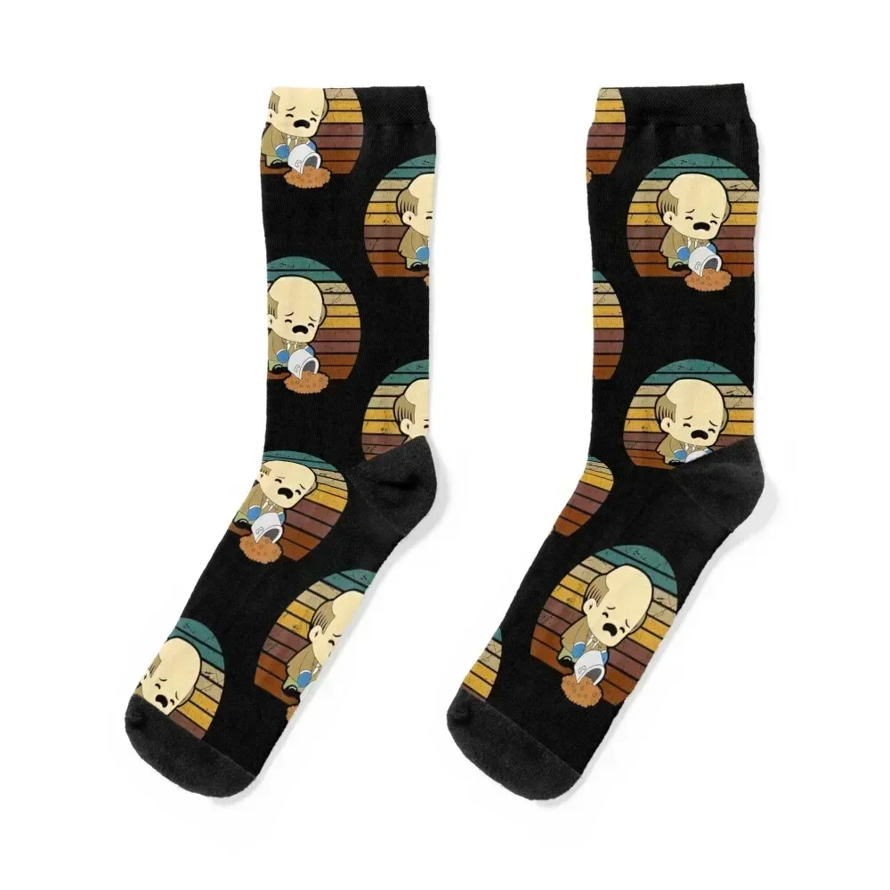 

Retro Kevin Spilling Chili - The Office Kevins Famous Chili Socks custom basketball designer brand Boy Child Socks Women's