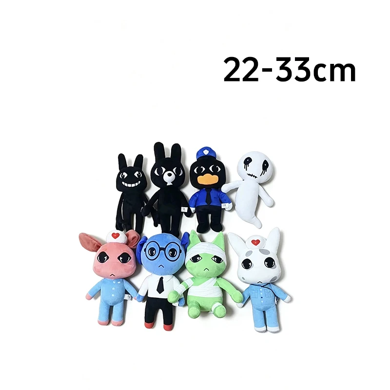 For Roblox Animal Hospital Horror Plush Doll Set Soft Stuffed Plushie Creepy Cute Game Merchandise Collectible Fans Gift view 6