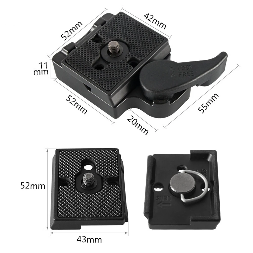 A45U Quick Release Camera Clamp 323 Tripod Clamp Quick Plate Adapter Dslr Mount Clamp 200Pl Clamp For Manfrotto DSLRS Camera