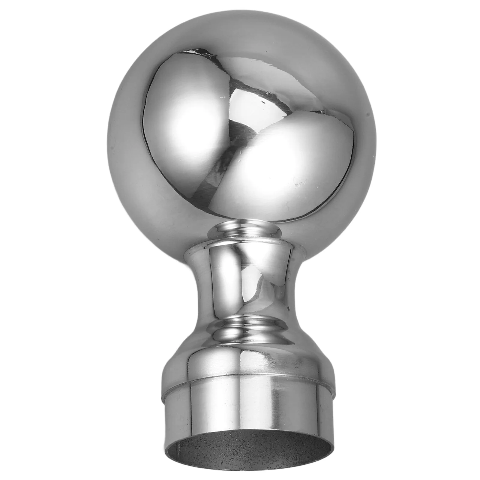 Stainless Steel Handrail Post Cap for Stair Guardrail Fence Decorative Railing Finial Castlike Design Easy