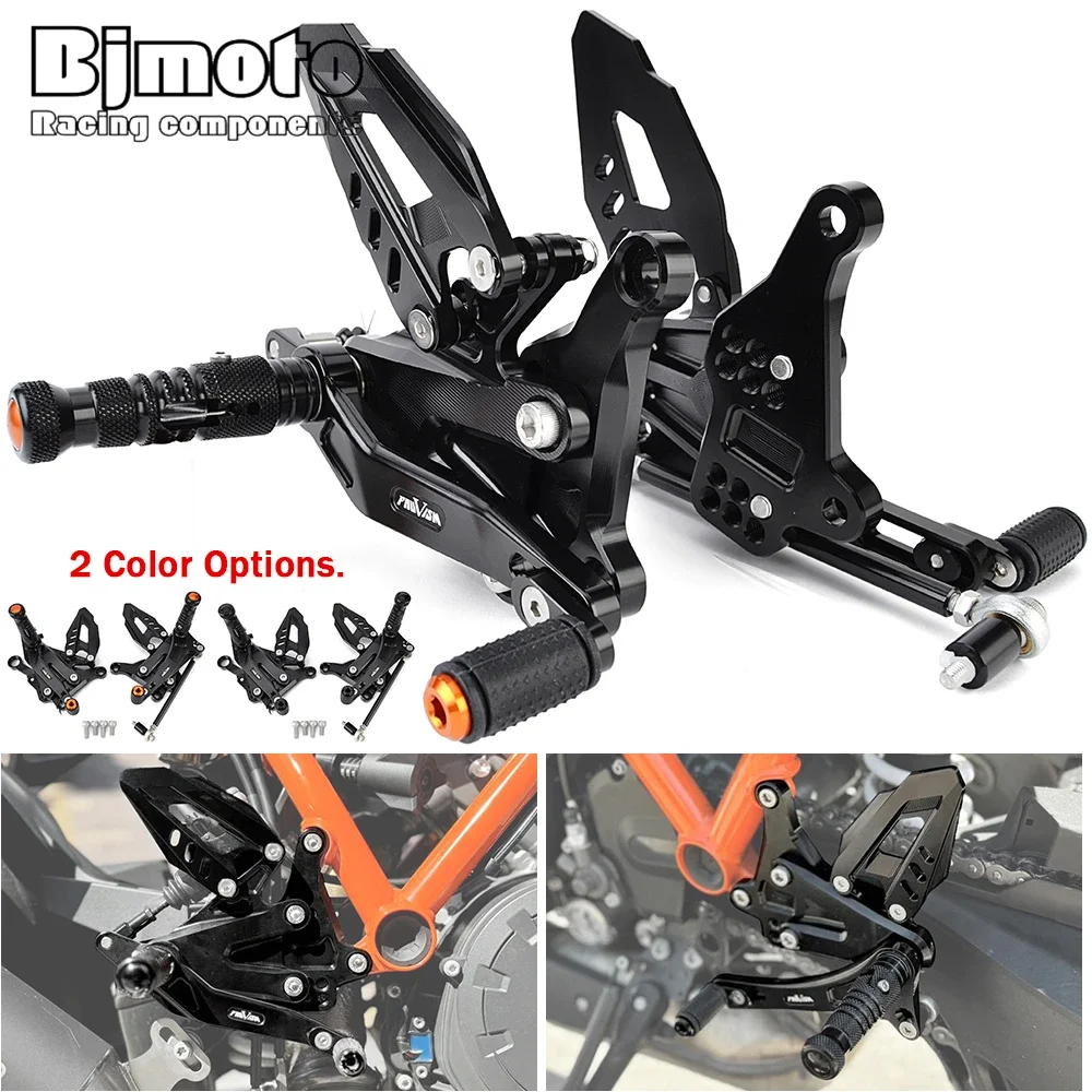 

Motorcycle Rear Set Rearsets Footrest Foot Rest For KT/M 1290 super duke/R 2020 2021 2022 2023 2024 1390 superduke/R 2024