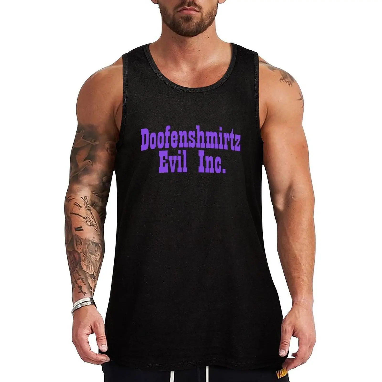 

Doofenshmirtz Evil Inc. Tank Top t-shirt for men Men's t shirt gym wear men