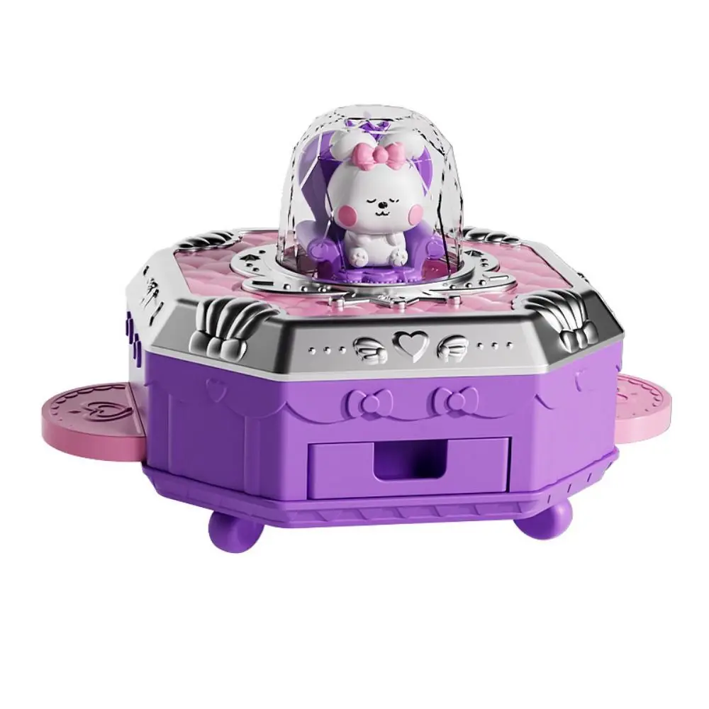 DIY Magische Goo-kaart Geschenkdoos Konijn 3D Goo-kaartstickerset Draagbare rijke inhoud Goo-kaart Volledige set stickers Meisjes