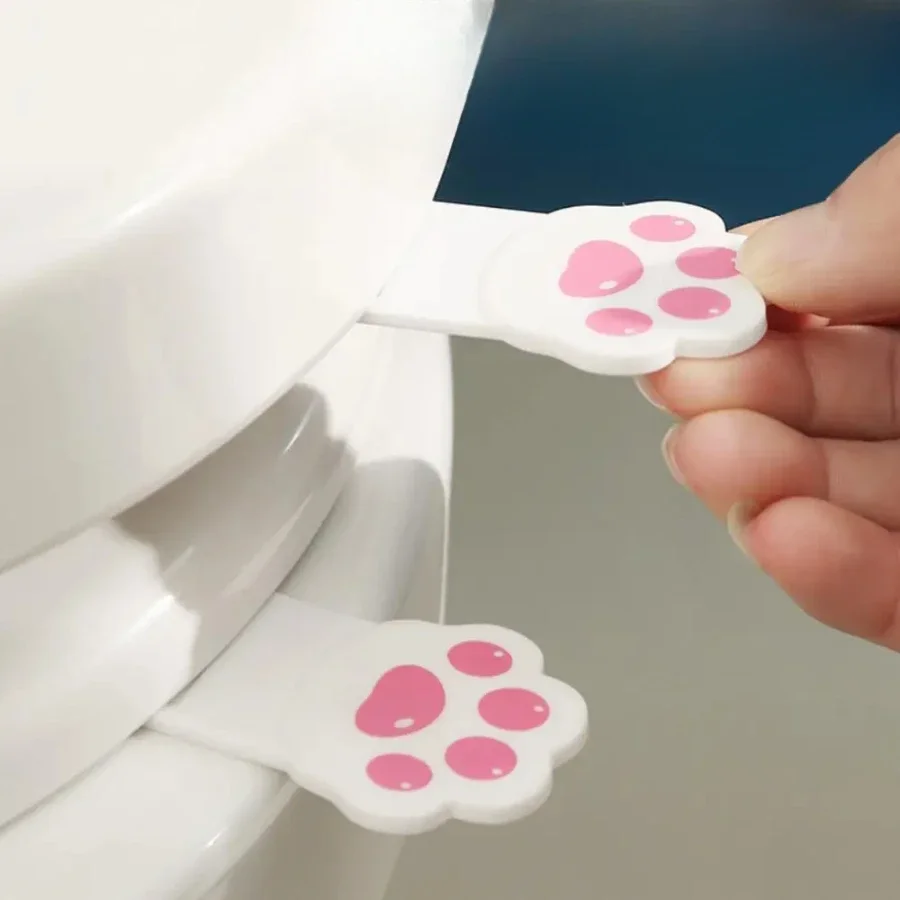 Toilet Lid Lifter Seat Handle Holder Seat Ring Flapper Bathroom Sanitary Closestool Holder Toilet Seat Lid Bathroom Accessories