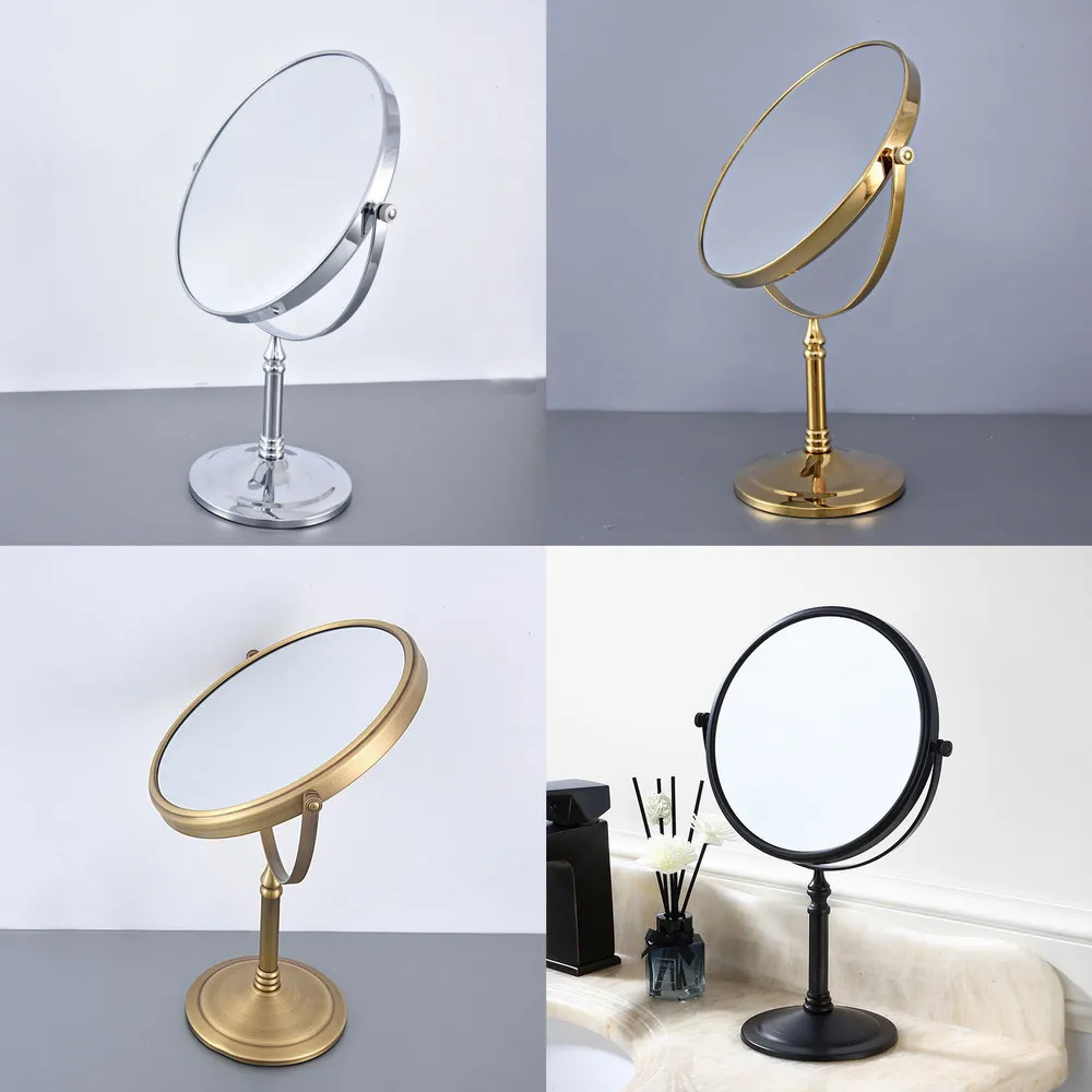 Hotel Bathroom Mirrors 8 Inch 3X 1X Magnification Makeup Mirror Double Sided Makeup Mirror Desktop Mirror Table mba640