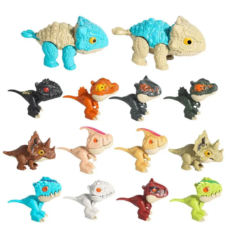 Finger Dinosaur Anime Action Figures Toy Funny Dino Eggs Interactive Biting Hand Creative Tricky Tyrannosaurus Model Toy Gifts