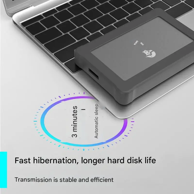 Disco rigido portatile 250 GB/320 GB/500 GB/1 T/2 T USB 3.0 Custodia in metallo HDD esterno antigoccia con custodia in silicone per PC portatile
