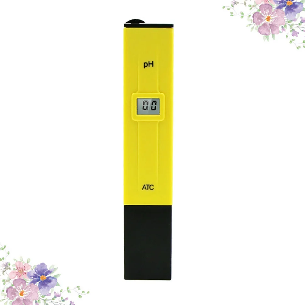 

Portable Digital PH Measurement Pen Sturdy Trustworthy Tool with LED Screen for Multiple Jobs in Aquarium Lab Yellow