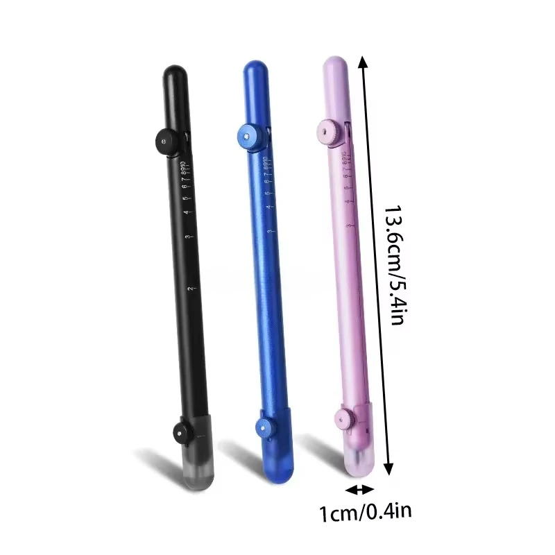 Multifunktionaler geometrischer Kompass aus Metall mit Skala, Digitalanzeige, kreativer stiftförmiger technischer Kompass, Zeichenwerkzeug für Studenten