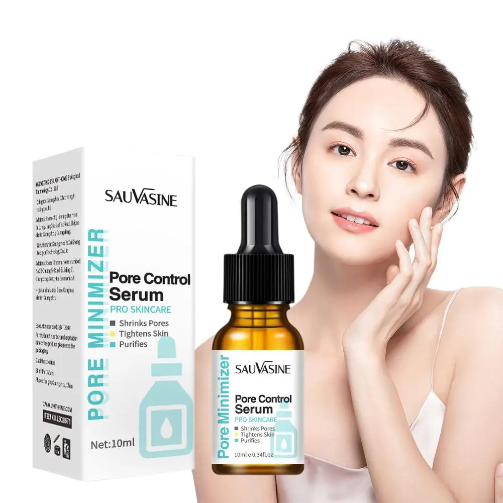 Pore Shrink Serum Hyaluronic Acid Facail Moisturizing Pores Essence Cosmetics Smooth Repair Korean Nourish Firm X7y2