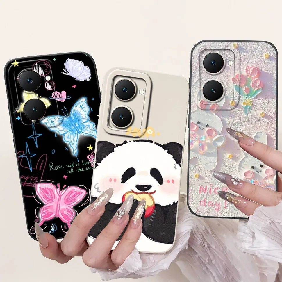 Fashion Painted Cover For Vivo Y03 Case Silicone Soft Slim Fundas For Vivo Y03 Y03T Y18 Y18i Y28s 4G Phone Cases Bags 6.56\