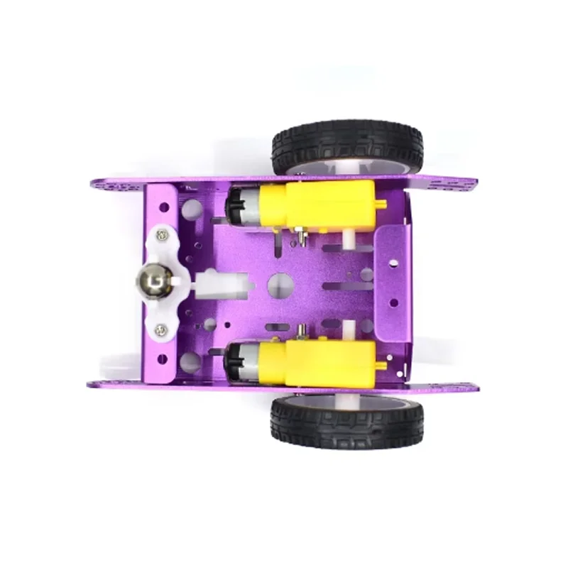 2WD Aluminum 2WD Car Education Toys New Alloy Car Chassis Smart Robot Car Chassis Smart Robot DIY Kit MBOT Car