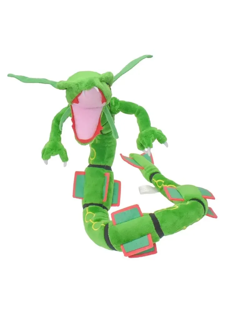 Rayquaza Drache, grüne Baumwolle, weich gefüllt, Anime-Sammlerstück, Plüschtiere, Geschenk für Kinder, 76,2 cm, Artoon-Charakter-Spielzeug, großartig
