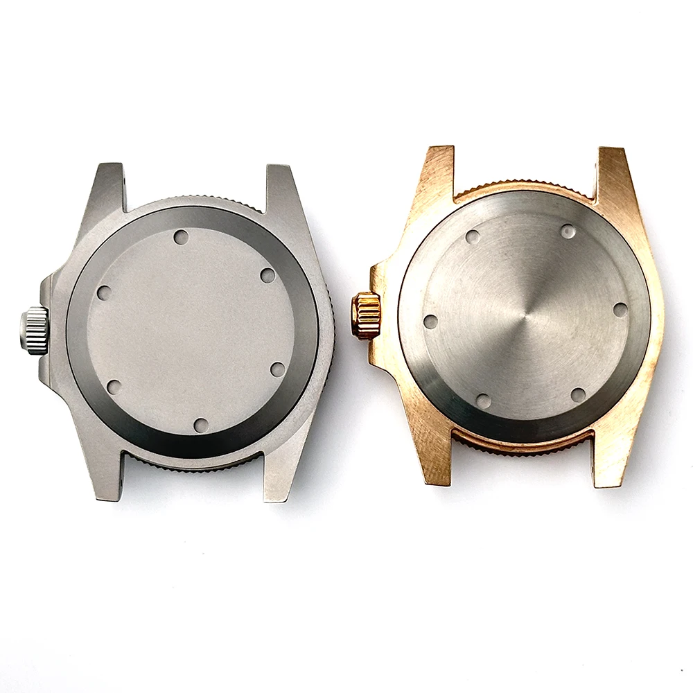 40mm Titanium Alloy Tin Bronze Dive Watch Case Fit 28.5mm Dial For