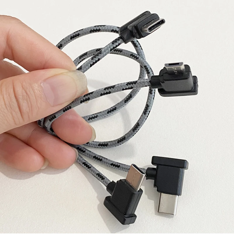 30 cm langes, geflochtenes Nylon-Kabel mit Fernbedienung, Typ-C-Adapterkabel, kompatibel mit Mavic3 AIR2 AIR2S MINI2, Datenkabel für Telefon und Tablet – Detail 14