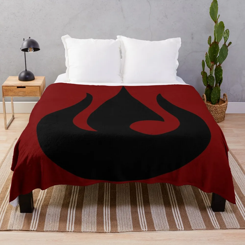 

Fire Nation Royal Banner Throw Blanket Custom Blanket Bed linens Luxury Brand Blanket Furry Blankets