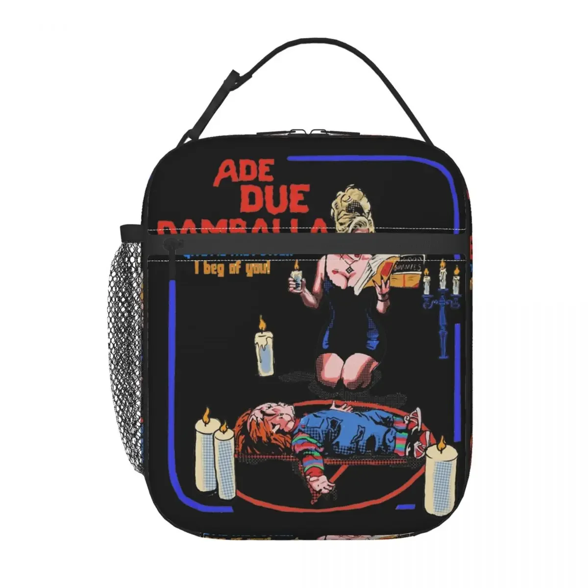 Ade Due Damballa Bride Of Chucky Insulated Lunch Bags Cooler Bag Reusable High Capacity Tote Lunch Box Food Bag School Picnic