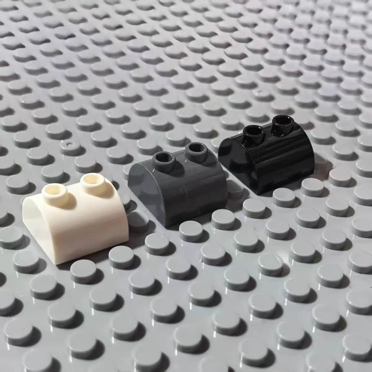 20PCS building block components 30165 curved bricks 2x2, top two holes, arched bricks DIY gift toys