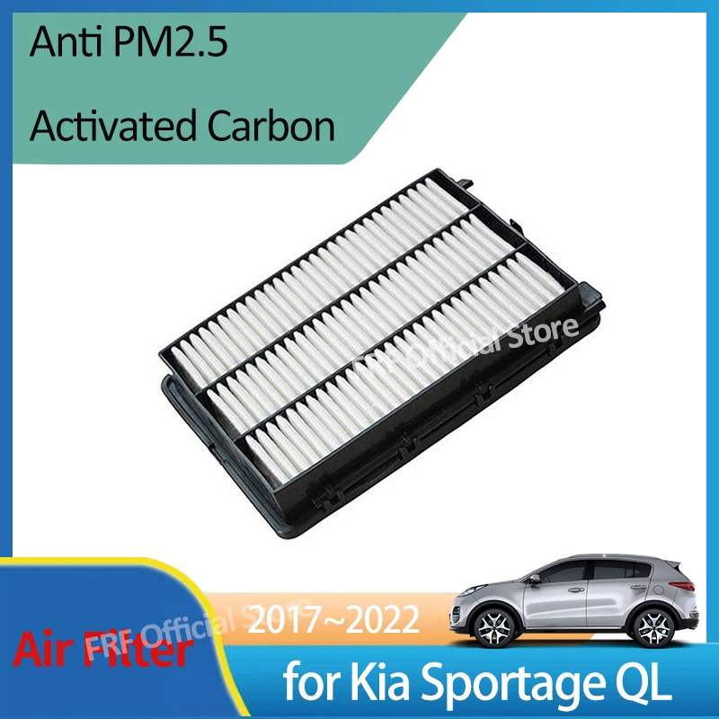 for Kia Sportage QL KX5 MK4 2017 2018 2019 2020 2021 2022 28113-F8100 Air Filter Intake Engine Grid Car Accessories Auto Parts