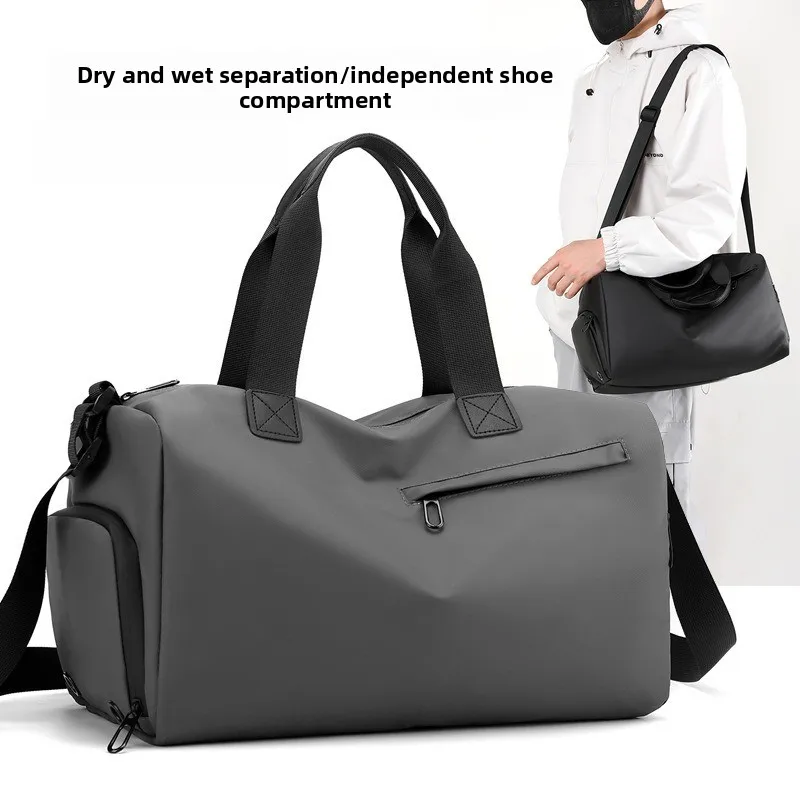 

Men Women Waterproof Luggage Sports Handbag Travel Gym Bags Dry Wet Separation Shoulder Bag Yoga Fitness Travel Backpack Bags