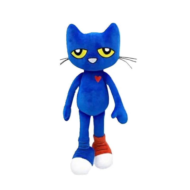 Nuevo y atractivo juego de peluche Pete The Cat de 30cm, animación, regalos de cumpleaños para niños y regalos navideños, decoración de habitación, juguete de peluche