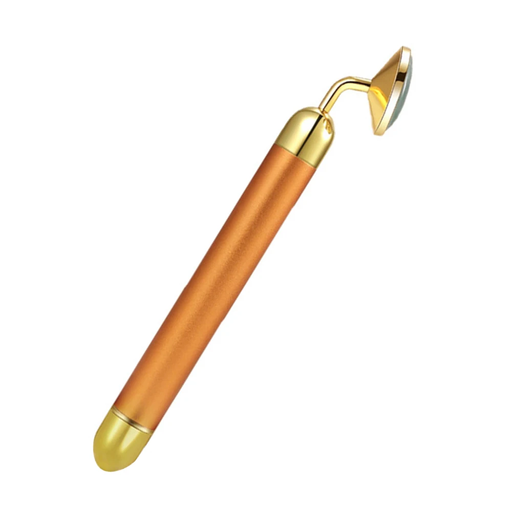 

24K Gold Jade Electric Facial Massager V Face Slimming Tool Body Stick For Skin Tightening Without Box