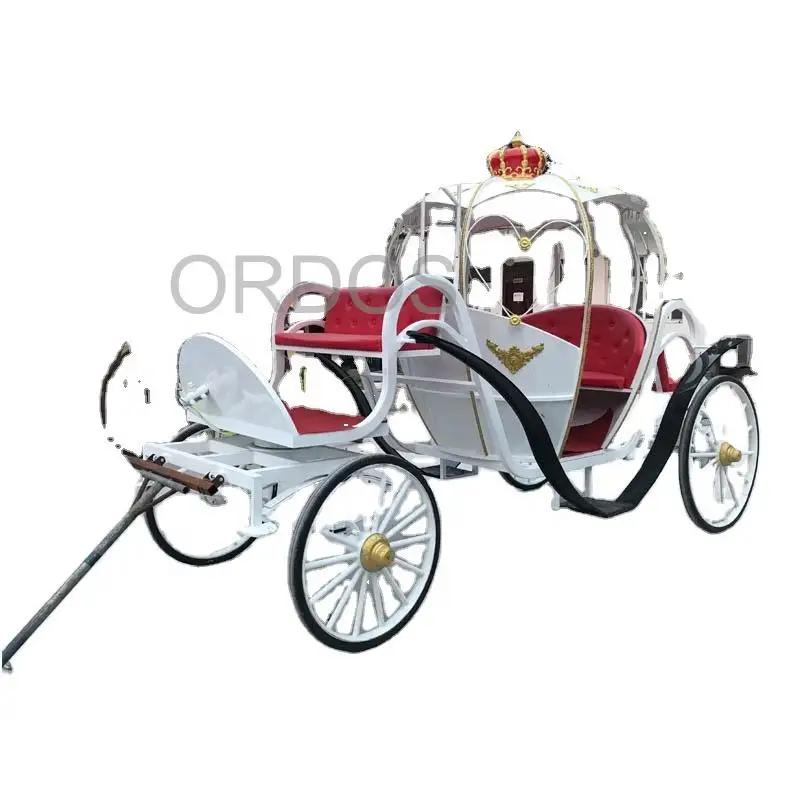 

OEM pumpkin carriage for sale Factory Price Hollow Customized Beautiful modern horse carriage