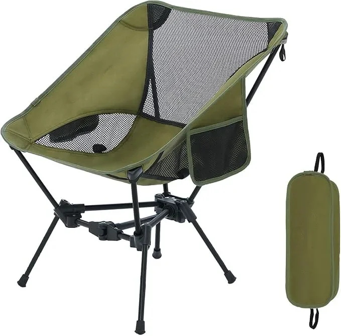 Portable Lightweight Folding Chair, Compact Design, Camping, Fishing, Hiking, Beach