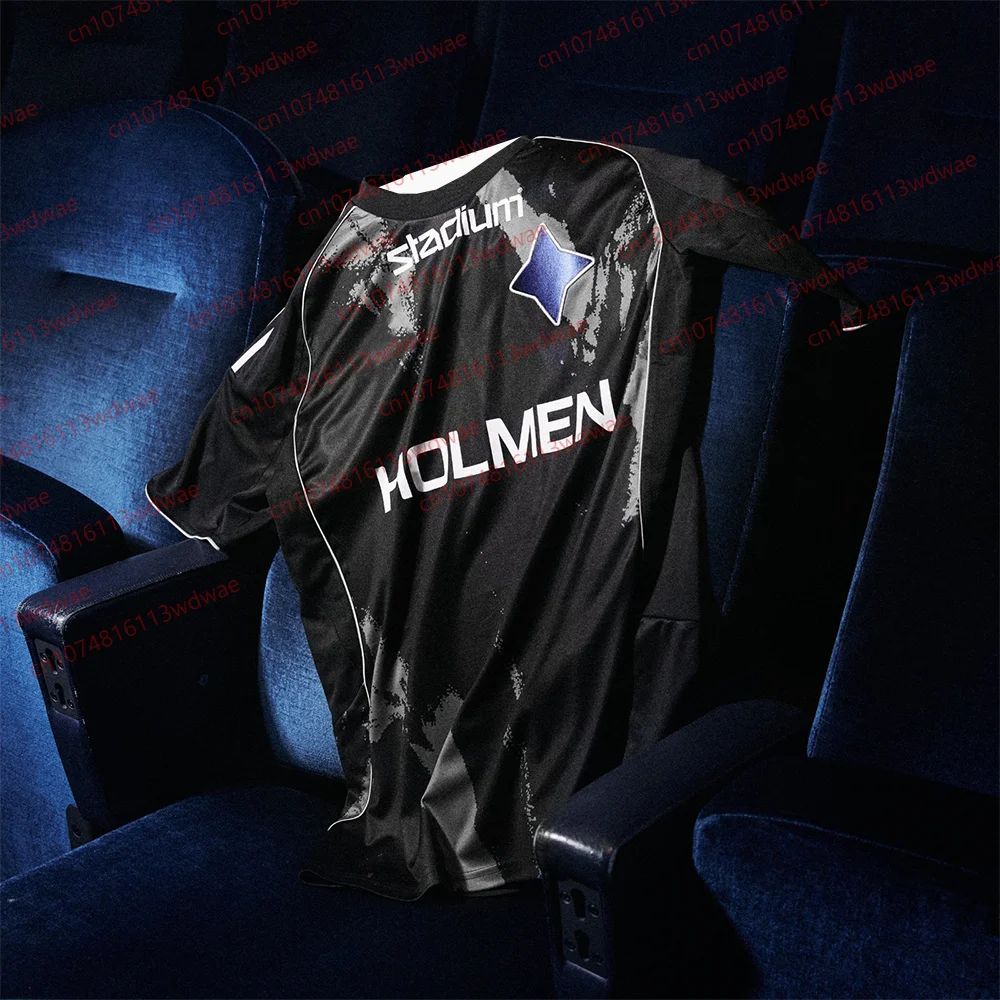 حار بيع تي شيرت للرجال الصيف السويد كرة القدم تي شيرتات قصيرة الاكمام ثلاثية الأبعاد طباعة IFK نورسبينج جيرسي كيت 25-26 المنزل جيرسي كيت