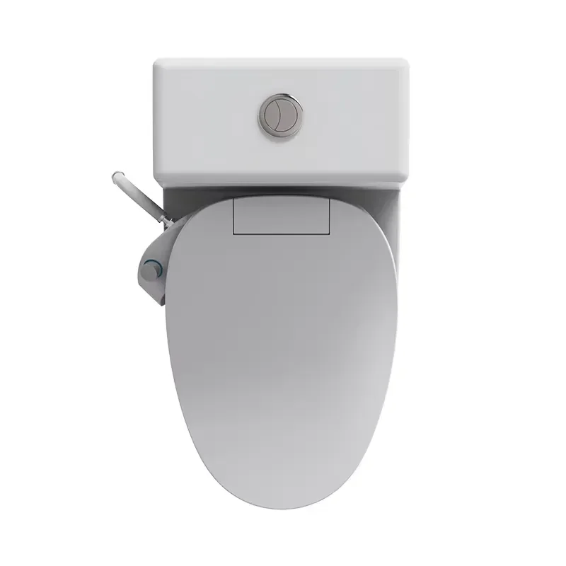 Smart Bidet Toilet Seat Cover with Intelligent Washing Function Heated Water Spray Nozzle for Bathroom Hygiene Upgrade