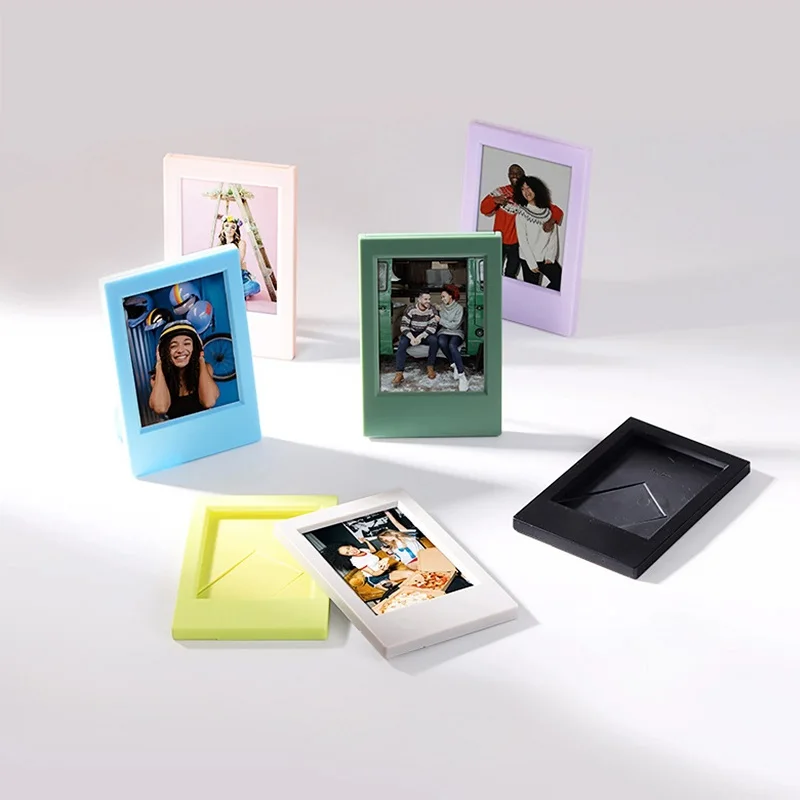 1/2/5Pcs 3 Inch Classic Standing Photo Frames For Fujifilm Camera Mini 12/11/Evo/40/7+/90 For Fuji Instax Mini Film Photo Frames