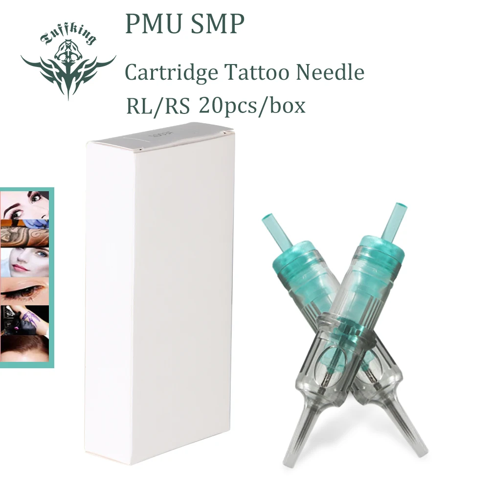 

Pro PMU Permanent Makeup Tattoo Cartridge Needles disinfection safety Eyebrow Eyeliner Lip Microblading for SMP 20 PCS/Box