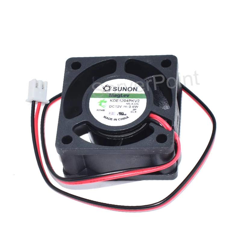 

Genuine New KDE1204PKV2 DC12V 0.6W 40x40x20mm 2-Pin Server Square Cooling Fan