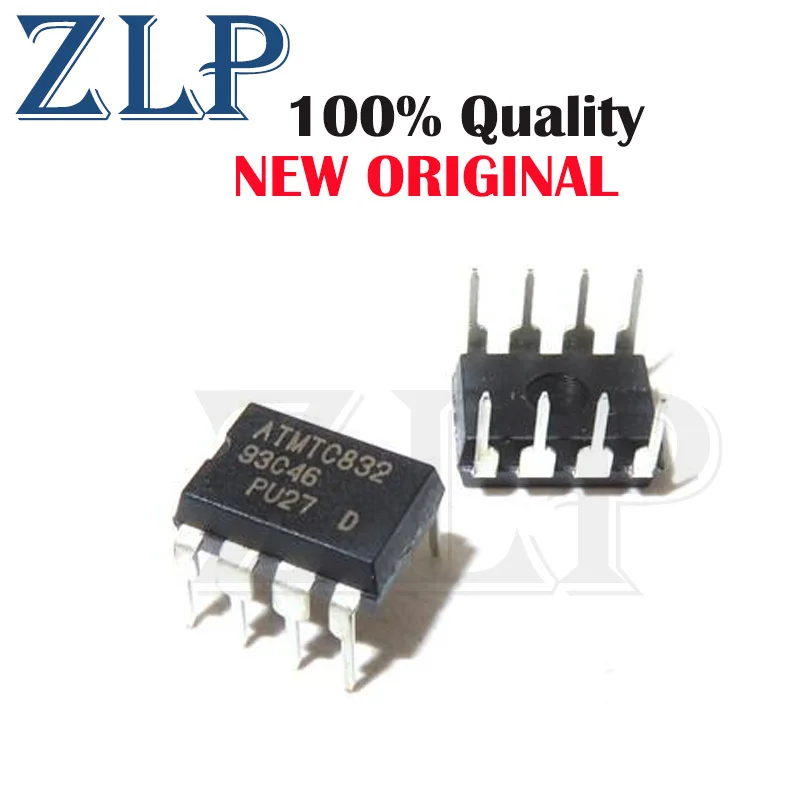 10PCS AT93C46 DIP8 93C46 DIP-8 DIP EEPROM 64x16 IGMOPNRQ