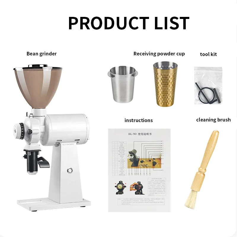 Nibu Professional Italian SOE Espresso Pour Over Coffee Grinder Machine مطحنة حبوب القهوة الكهربائية