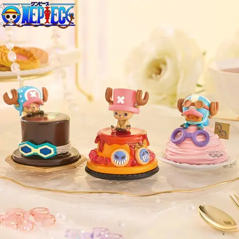 Original Banpresto One Piece Paldolce Collection Vol. 4 Tony Tony Chopper 7cm Kawaii อะนิเมะรูป Pvc ของเล่นสะสม