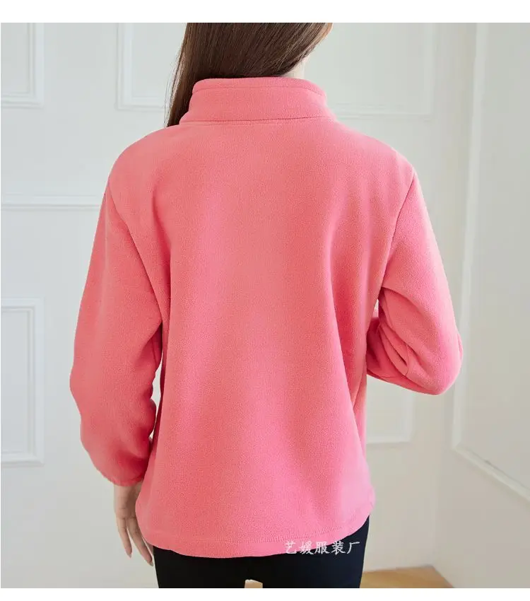 New Spring Autumn Clothes Sky Blue Coat Slim Women Sweatshirt Embroidery Letter Sport Tops Liner Fleece-lined Young Woman Jacket