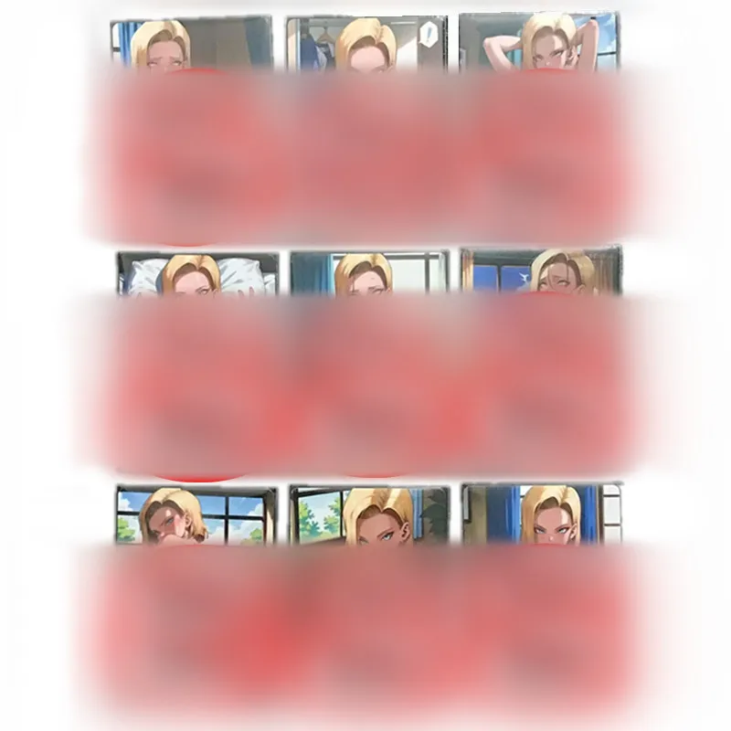 

Набор из 9 сексуальных карточек Dragon Ball Z Android No. Коллекционная карточка 18+ с изображением обнаженной аниме-богини, подарок для взрослых, игра для фанатов комиксов