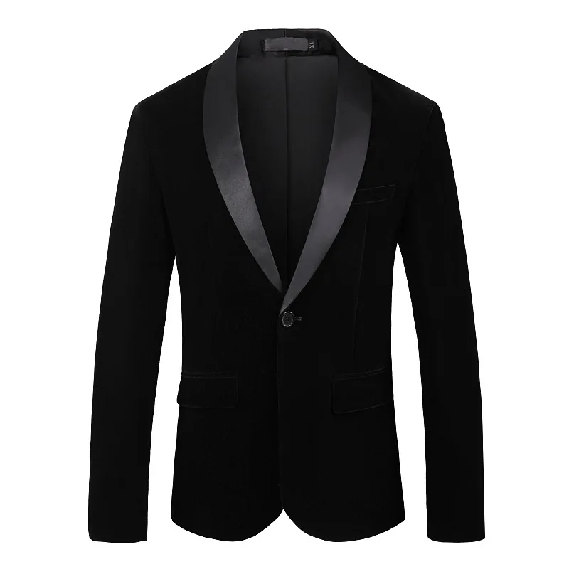 Chaqueta de esmoquin de talla grande para hombre, traje de padrino de boda Popular, traje de novio, P005