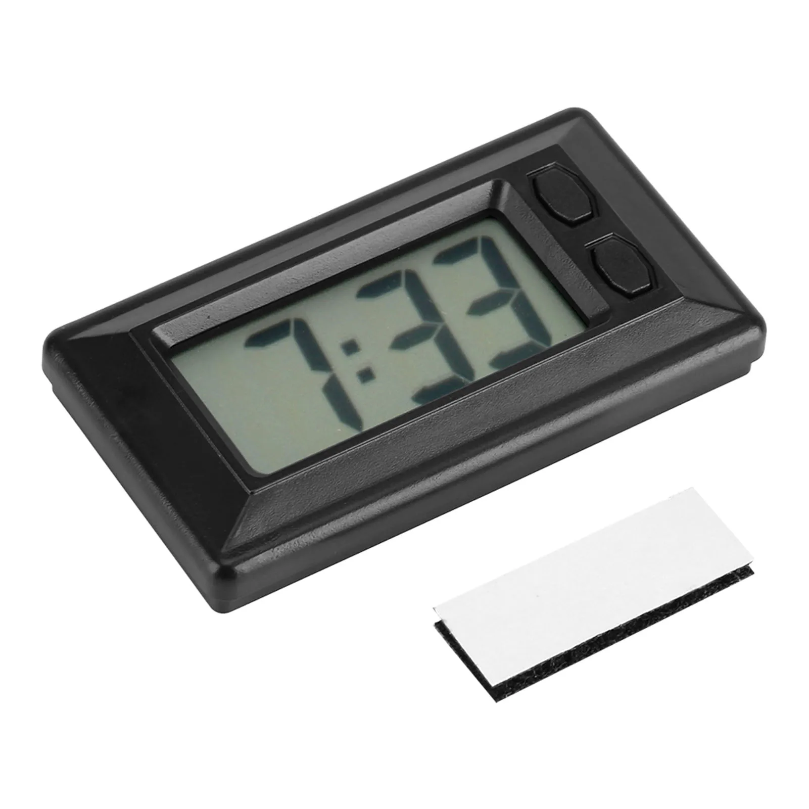 LCD Digital Table Car Dashboard Desk Electronic Clock Date Time Calendar Display Home Desktop Decoration